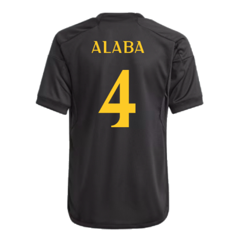 2023-2024 Real Madrid Third Shirt (Kids) (Alaba 4)