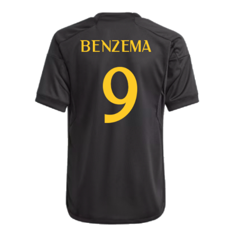 2023-2024 Real Madrid Third Shirt (Kids) (Benzema 9)