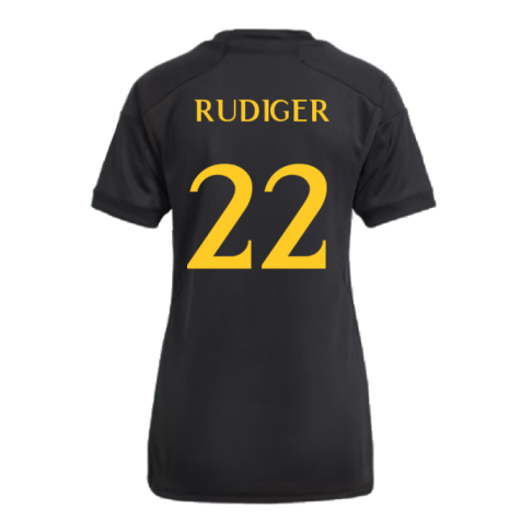 2023-2024 Real Madrid Third Shirt (Ladies) (Rudiger 22)