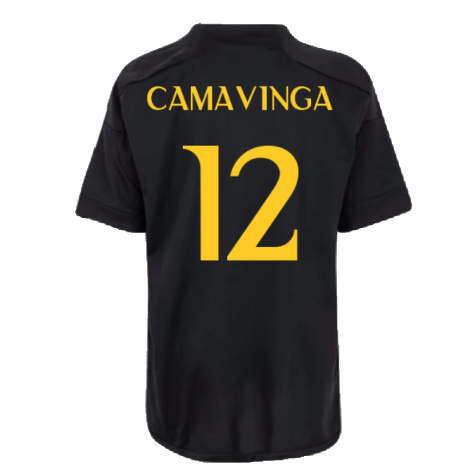 2023-2024 Real Madrid Third Youth Kit (Camavinga 12)