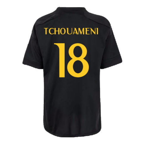 2023-2024 Real Madrid Third Youth Kit (Tchouameni 18)