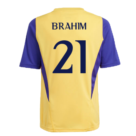 2023-2024 Real Madrid Training Shirt (Spark) - Kids (Brahim 21)