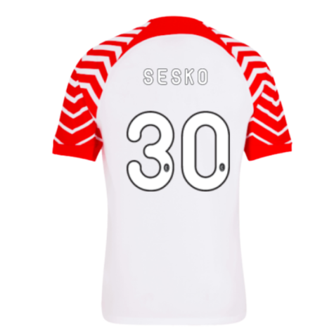 2023-2024 Red Bull Leipzig Home Shirt (Sesko 30)