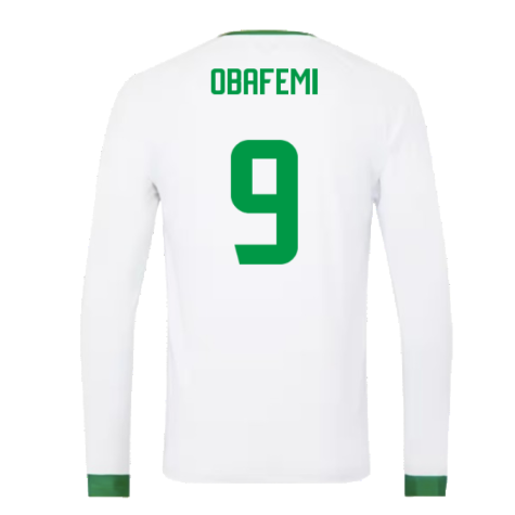 2023-2024 Republic of Ireland Away Long Sleeve Shirt (Obafemi 9)