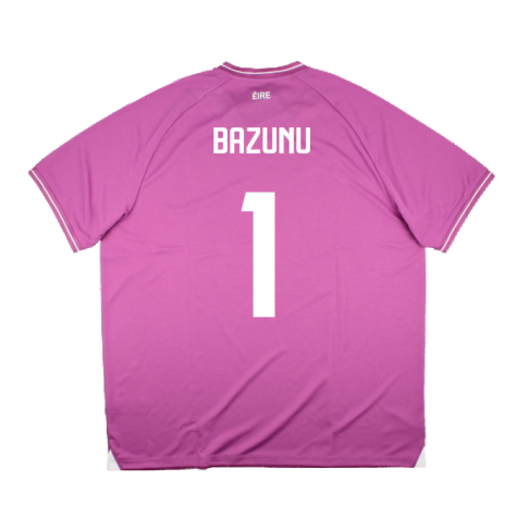 2023-2024 Republic of Ireland Home Goalkeeper Shirt (Pink) (Bazunu 1)