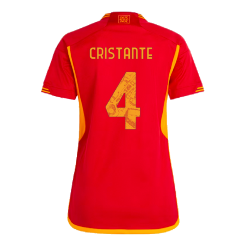 2023-2024 Roma Home Shirt (Ladies) (CRISTANTE 4)