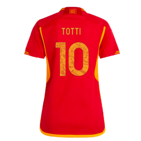 2023-2024 Roma Home Shirt (Ladies) (TOTTI 10)