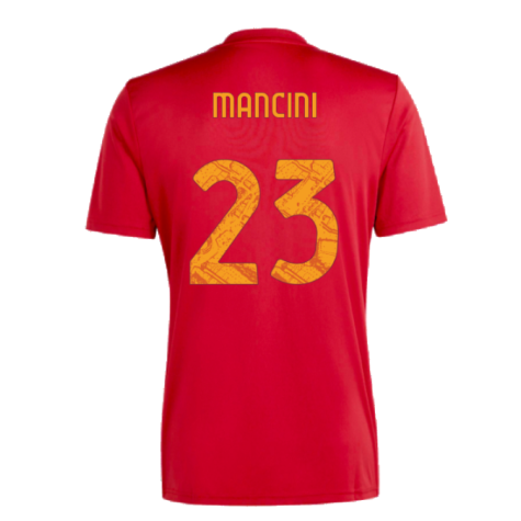 2023-2024 Roma Icon Pre-Match Shirt (Red) (MANCINI 23)