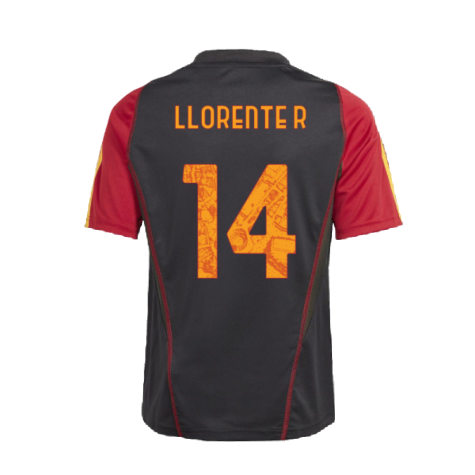 2023-2024 Roma Training Jersey (Black) - Kids (LLORENTE R 14)