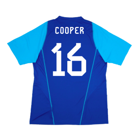 2023-2024 Scotland Player Issue Training Shirt (Blue) (Cooper 16)