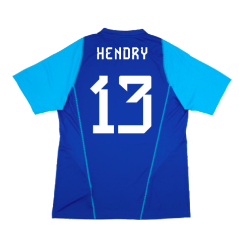 2023-2024 Scotland Player Issue Training Shirt (Blue) (Hendry 13)