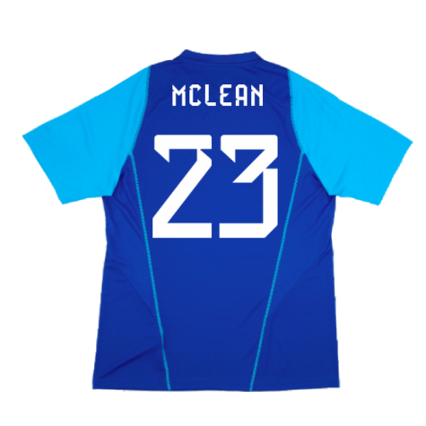 2023-2024 Scotland Player Issue Training Shirt (Blue) (Mclean 23)