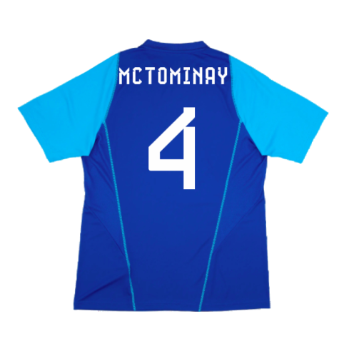 2023-2024 Scotland Player Issue Training Shirt (Blue) (McTominay 4)