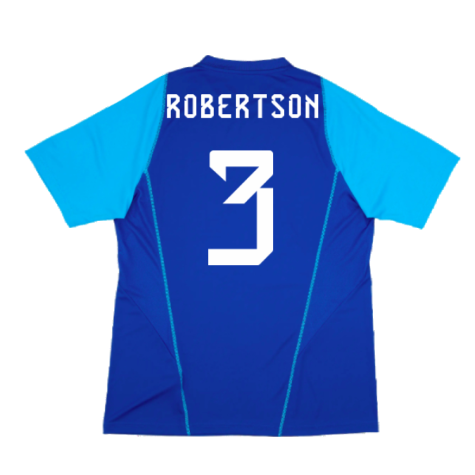 2023-2024 Scotland Player Issue Training Shirt (Blue) (Robertson 3)