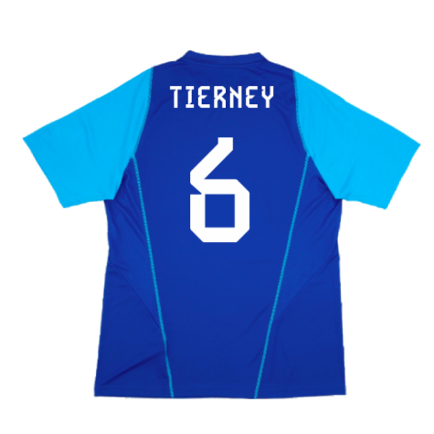 2023-2024 Scotland Player Issue Training Shirt (Blue) (Tierney 6)