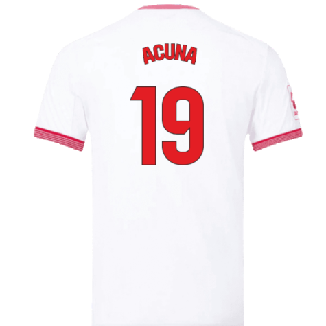 2023-2024 Sevilla Home Shirt (Kids) (Acuna 19)