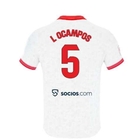 2023-2024 Sevilla Home Shirt (Womens) (L Ocampos 5)