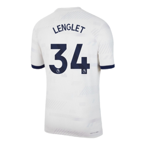 2023-2024 Tottenham Authentic Home Shirt (Lenglet 34)