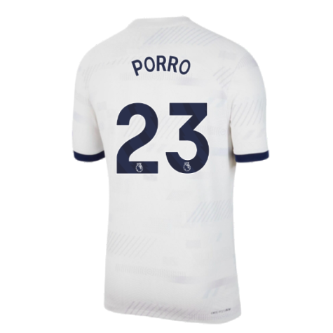 2023-2024 Tottenham Authentic Home Shirt (Porro 23)