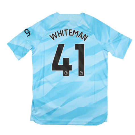 2023-2024 Tottenham Home Goalkeeper Shirt (Blue) - Kids (Whiteman 41)