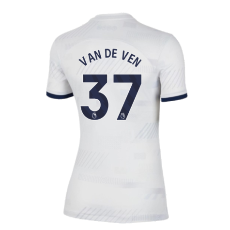 2023-2024 Tottenham Home Shirt (Womens) (Van De Ven 37)