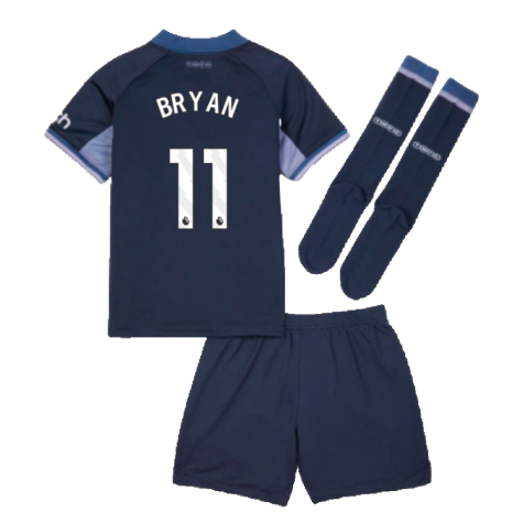 2023-2024 Tottenham Hotspur Away Mini Kit (Bryan 11)