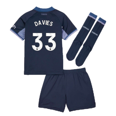 2023-2024 Tottenham Hotspur Away Mini Kit (Davies 33)