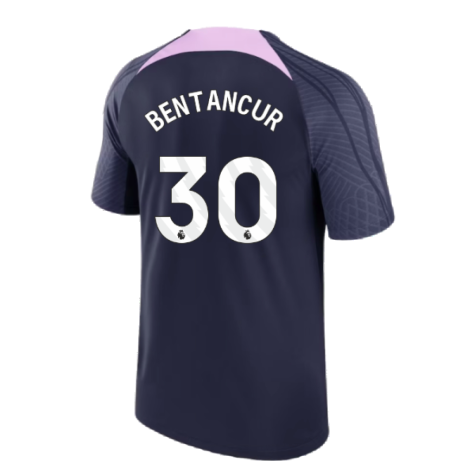 2023-2024 Tottenham Strike Dri-Fit Training Shirt (Marine) (Bentancur 30)