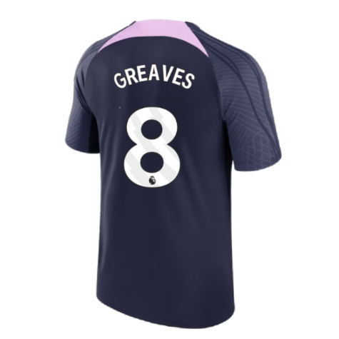 2023-2024 Tottenham Strike Dri-Fit Training Shirt (Marine) (Greaves 8)