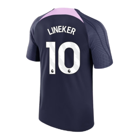 2023-2024 Tottenham Strike Dri-Fit Training Shirt (Marine) (Lineker 10)