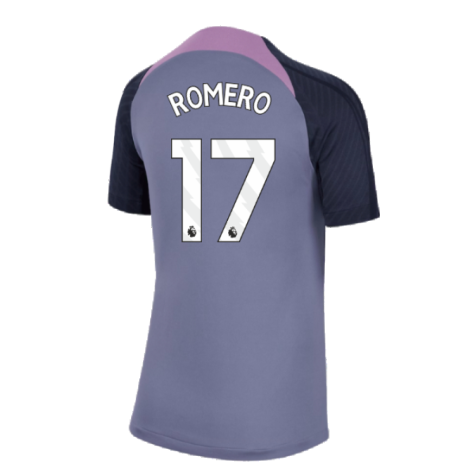 2023-2024 Tottenham Strike Dri-Fit Training Shirt (Violet) (Romero 17)