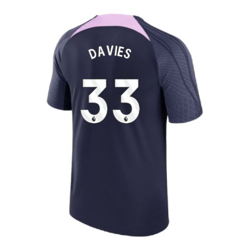 2023-2024 Tottenham Training Shirt (Marine) - Kids (Davies 33)