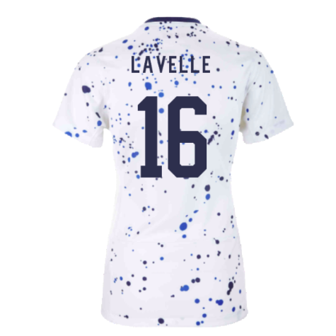 2023-2024 USA WWC Home Shirt (Ladies) (Lavelle 16)