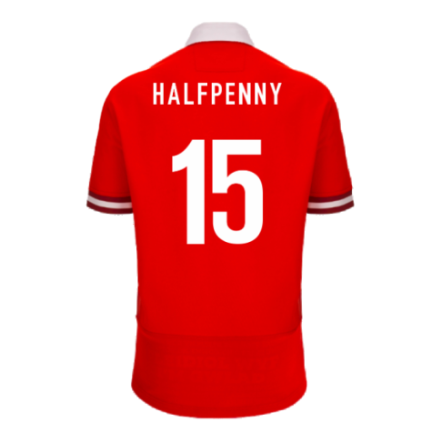 2023-2024 Wales Rugby Home Cotton Shirt (Halfpenny 15)