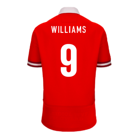 2023-2024 Wales Rugby Home Cotton Shirt (Williams 9)