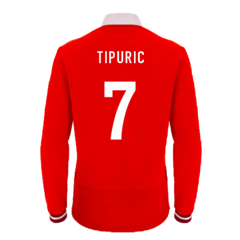 2023-2024 Wales Rugby LS Cotton Home Shirt (Tipuric 7)