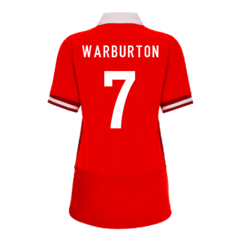 2023-2024 Wales Rugby WRU Home Cotton Shirt (Ladies) (Warburton 7)