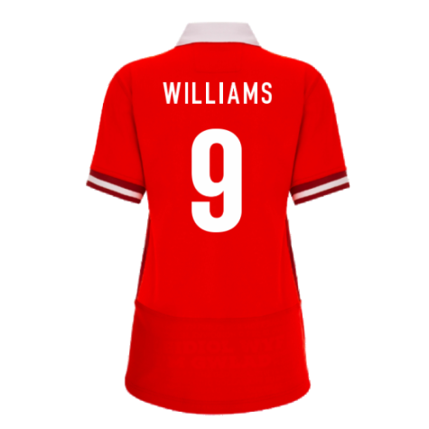 2023-2024 Wales Rugby WRU Home Cotton Shirt (Ladies) (Williams 9)