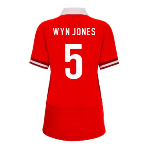 2023-2024 Wales Rugby WRU Home Cotton Shirt (Ladies) (Wyn Jones 5)