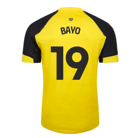 2023-2024 Watford Home Shirt (no sponsor) (Bayo 19)