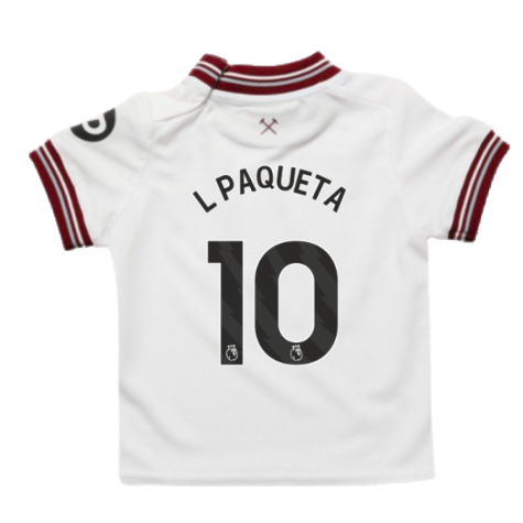 2023-2024 West Ham Away Baby Kit (L PAQUETA 10)