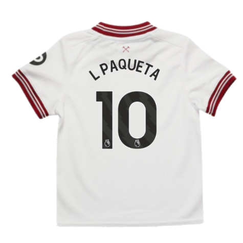 2023-2024 West Ham Away Infant Mini Kit (L PAQUETA 10)