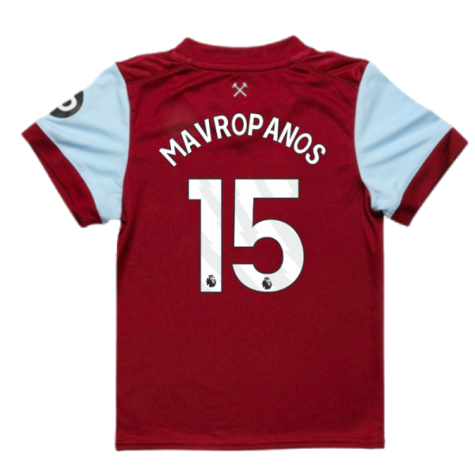 2023-2024 West Ham Home Infant Kit (Mavropanos 15)