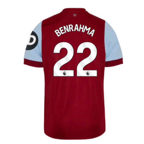 2023-2024 West Ham Home Shirt (Kids) (BENRAHMA 22)