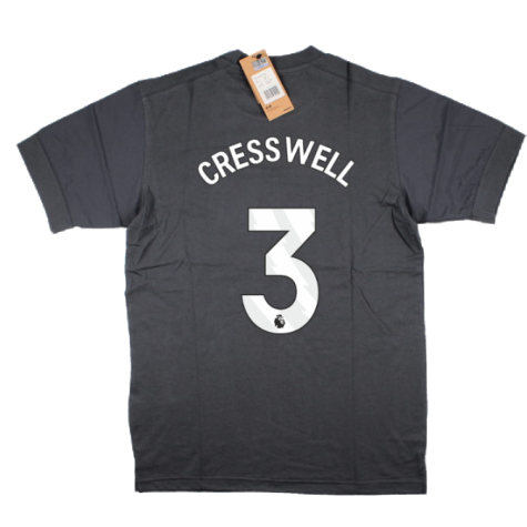 2023-2024 West Ham Leisure Tee (Carbon) (CRESSWELL 3)