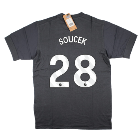 2023-2024 West Ham Leisure Tee (Carbon) (SOUCEK 28)