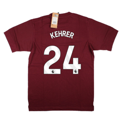 2023-2024 West Ham Leisure Tee (Tawny Port) (KEHRER 24)