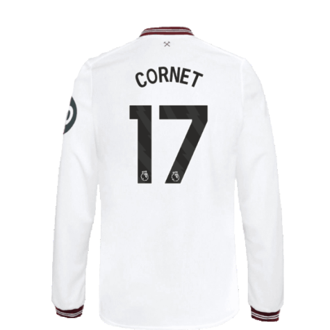 2023-2024 West Ham Long Sleeve Away Shirt (Kids) (CORNET 17)