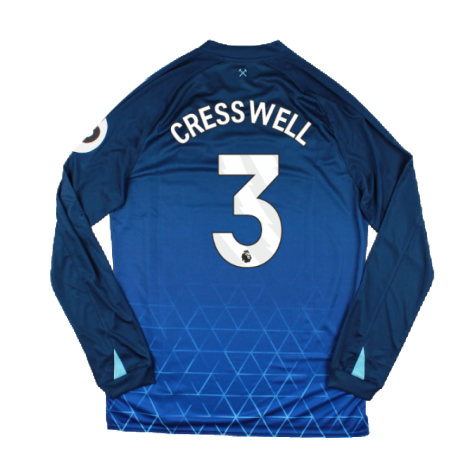 2023-2024 West Ham Long Sleeve Third Shirt (CRESSWELL 3)