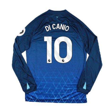 2023-2024 West Ham Long Sleeve Third Shirt (DI CANIO 10)